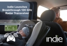 indie推出120GHz雷达收发器