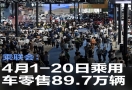 乘联会数据显示：4 月上中旬全国乘用车零售同比增长 12%