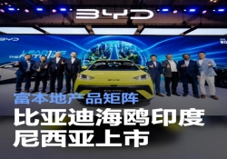 比亚迪海鸥登陆印度尼西亚市场 助力当地产品矩阵扩容