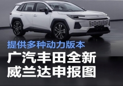 广汽丰田全新威兰达申报图曝光 多款动力版本可选